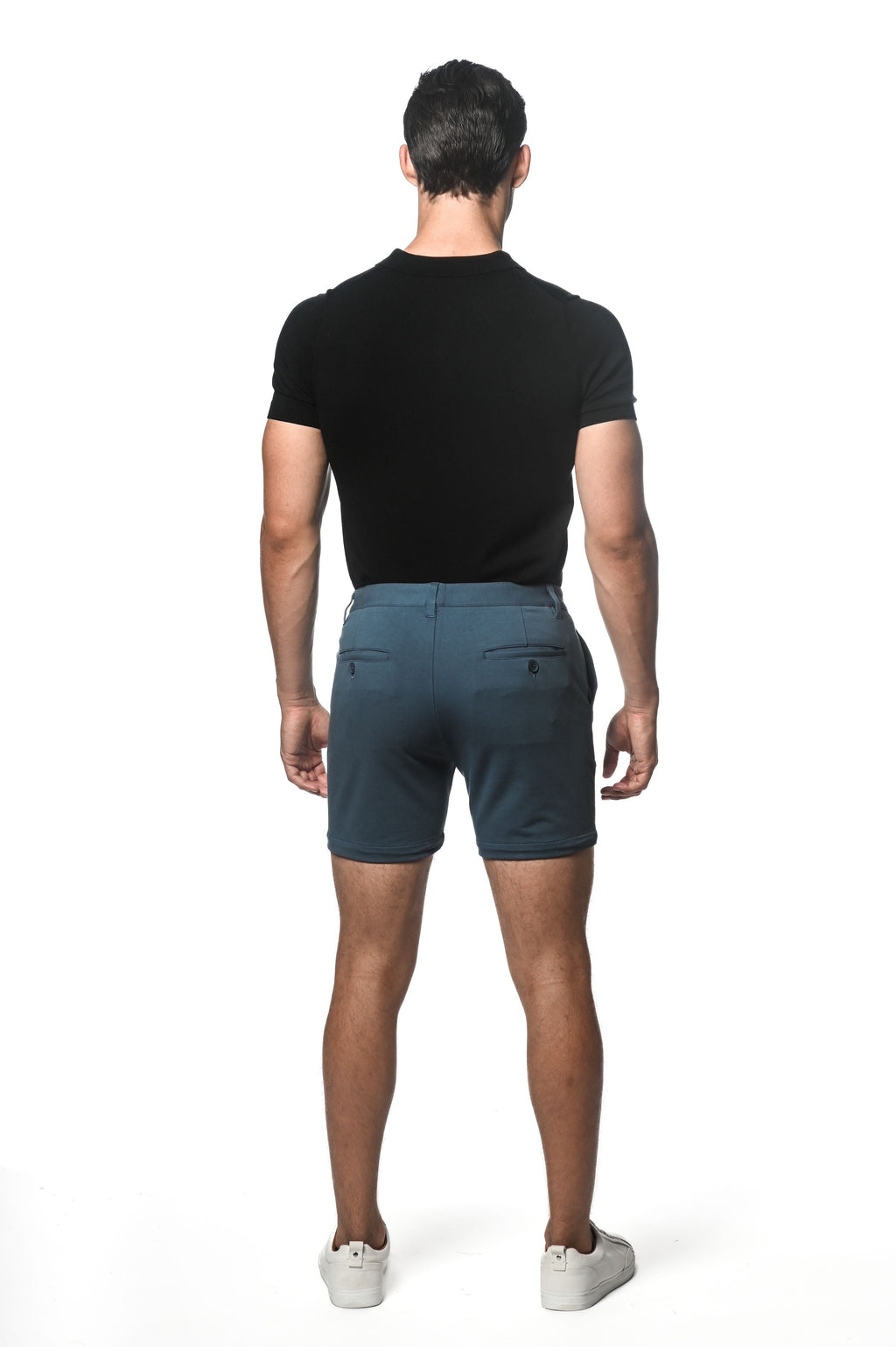 PANTALONES CORTOS CHINOS DE PUNTO ELÁSTICO TEXTURIZADO