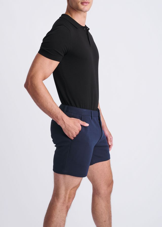 TEXTURED STRETCH KNIT CHINO SHORTS - DealByEthan.gay loves POSTMARC