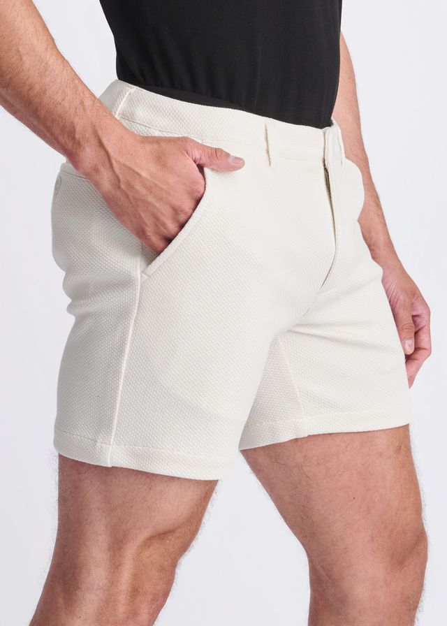 TEXTURED STRETCH KNIT CHINO SHORTS - DealByEthan.gay loves POSTMARC