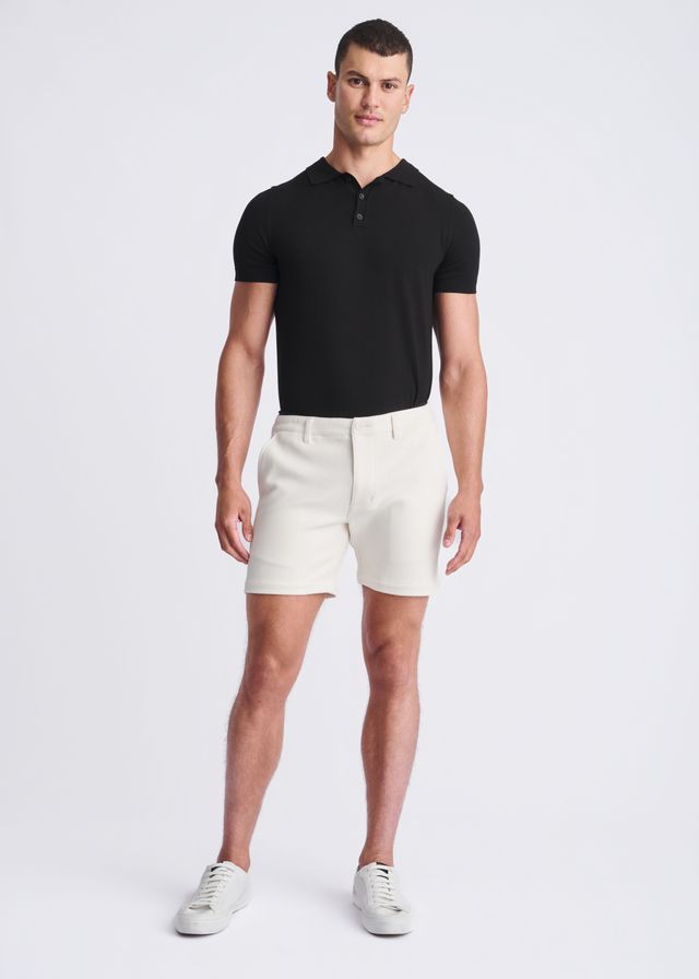 TEXTURED STRETCH KNIT CHINO SHORTS - DealByEthan.gay loves POSTMARC