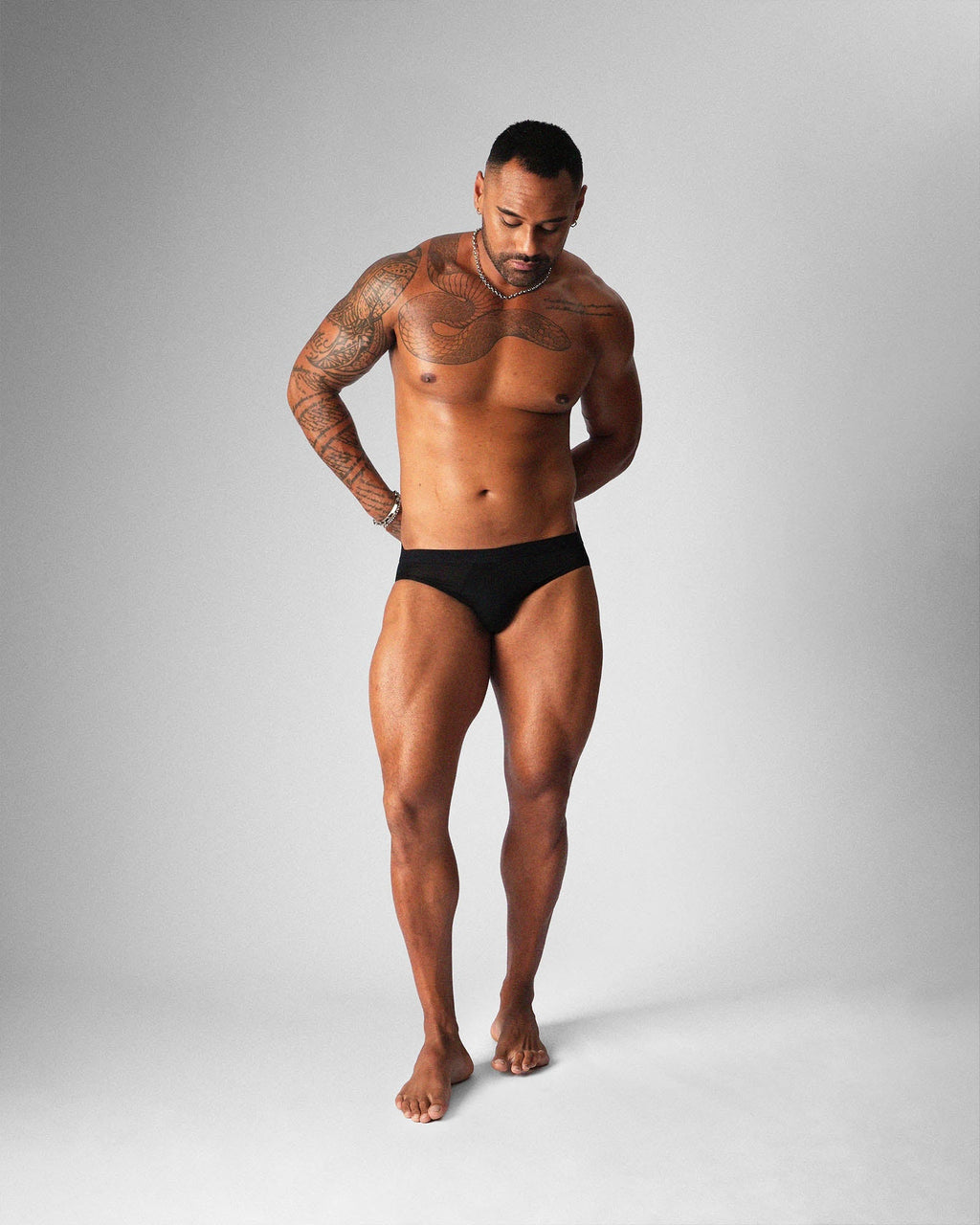Jockstrap transparente para hombre Aluure de teamm8 - Negro