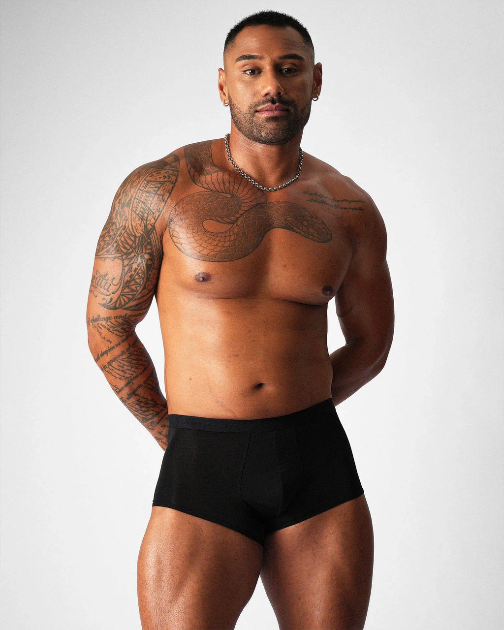 teamm8 Men's Allure Sheer Trunk - Noir