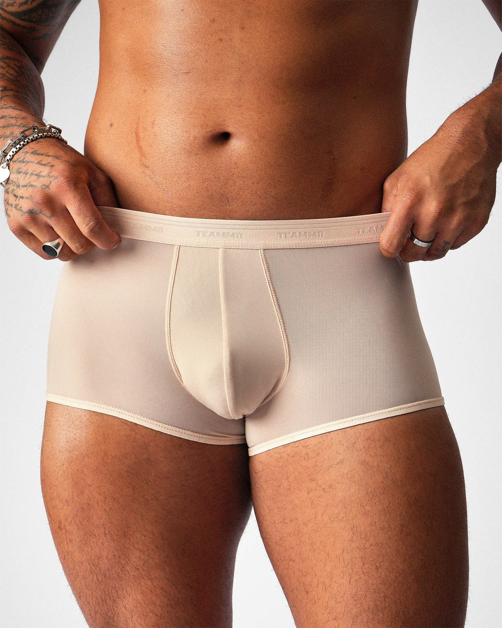 teamm8 Men's Allure Sheer Trunk - Husk