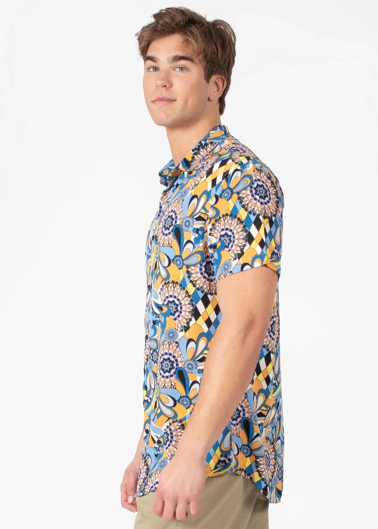 TROPICAL ABSTRACT S/S SHIRT - DealByEthan.gay loves Bespoke