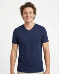 T.R. Premium Men's Solid V-Neck T-Shirt