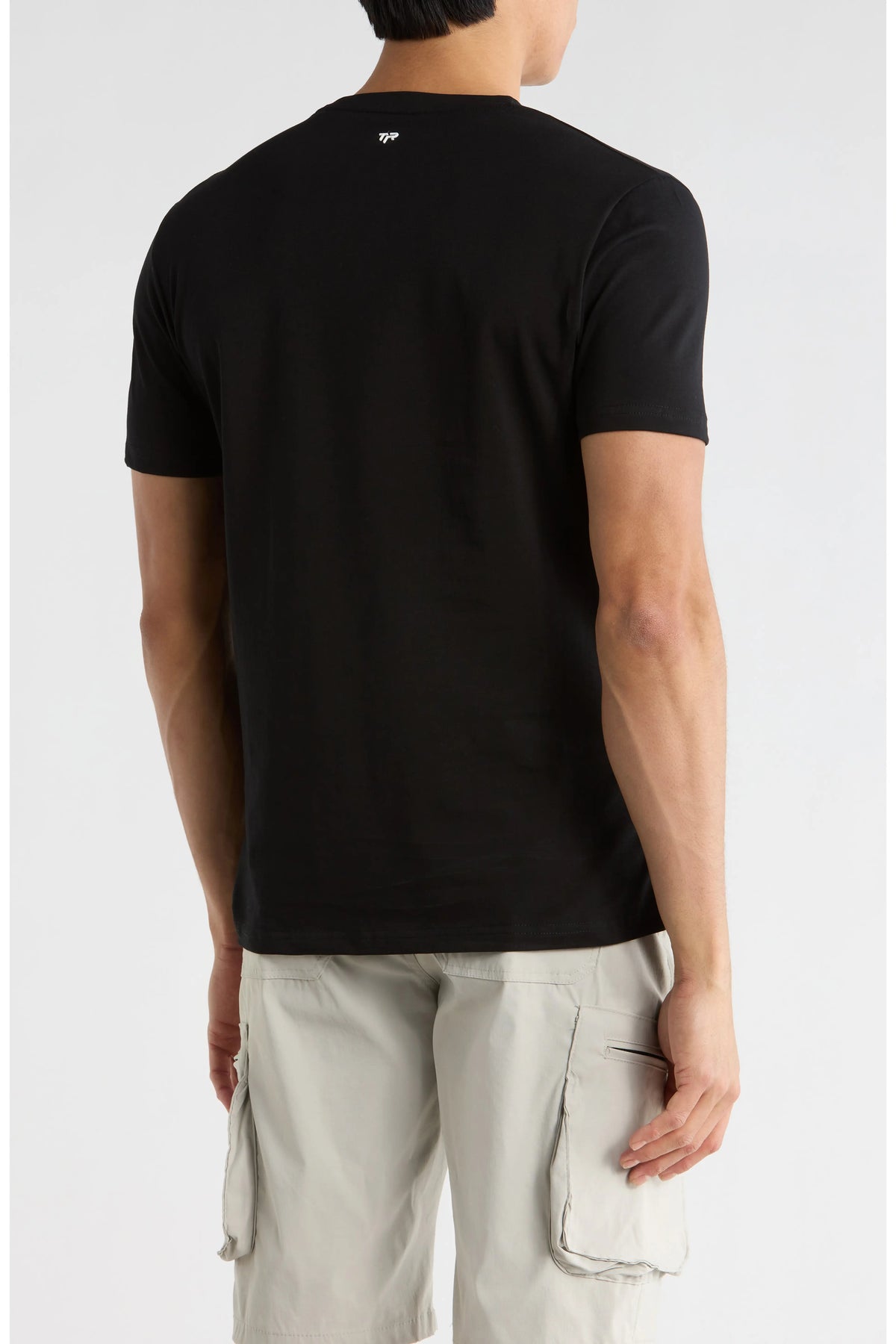 T.R. Premium Men's 3D Abstract T-Shirt - Black