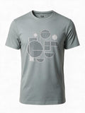 T.R. Premium Herren-T-Shirt mit 3D-Abstrakt-Print – Chino-Grün