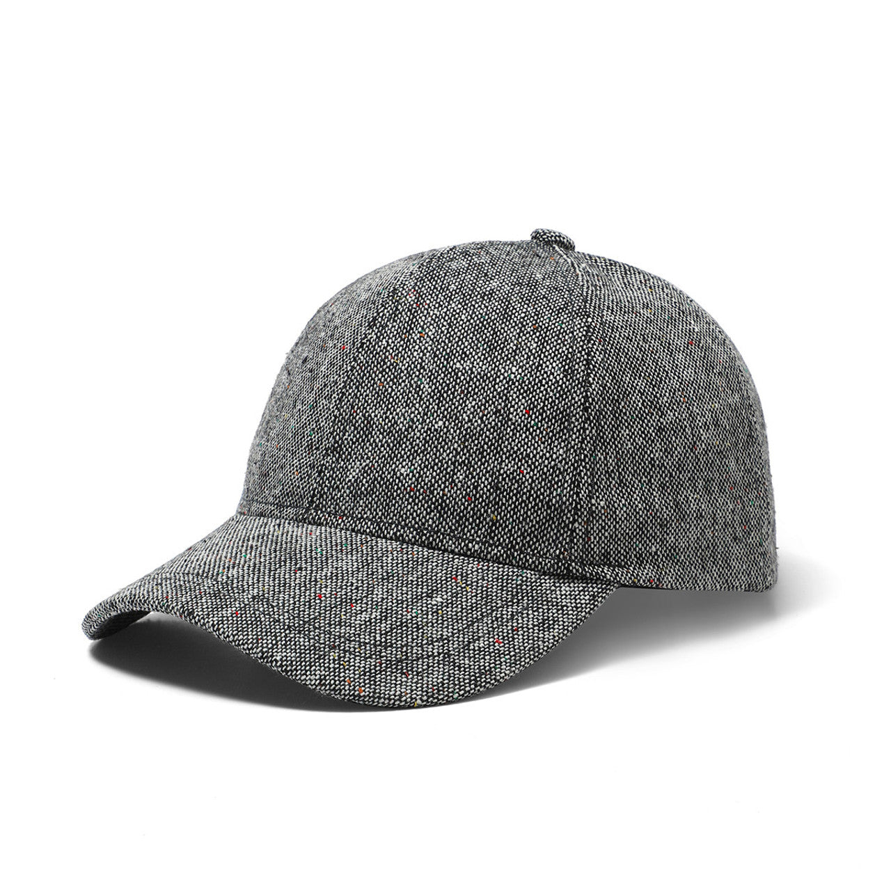 TWEED SPECKLED BASEBALL CAP - DealByEthan.gay loves Westend