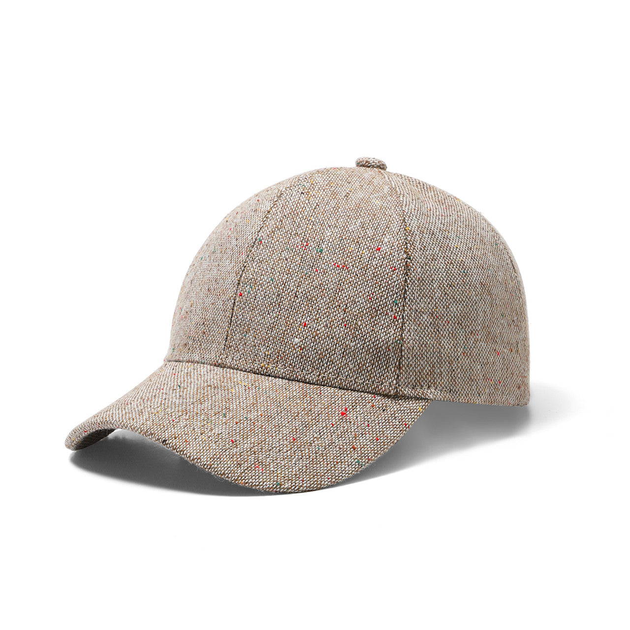 TWEED SPECKLED BASEBALL CAP - DealByEthan.gay loves Westend