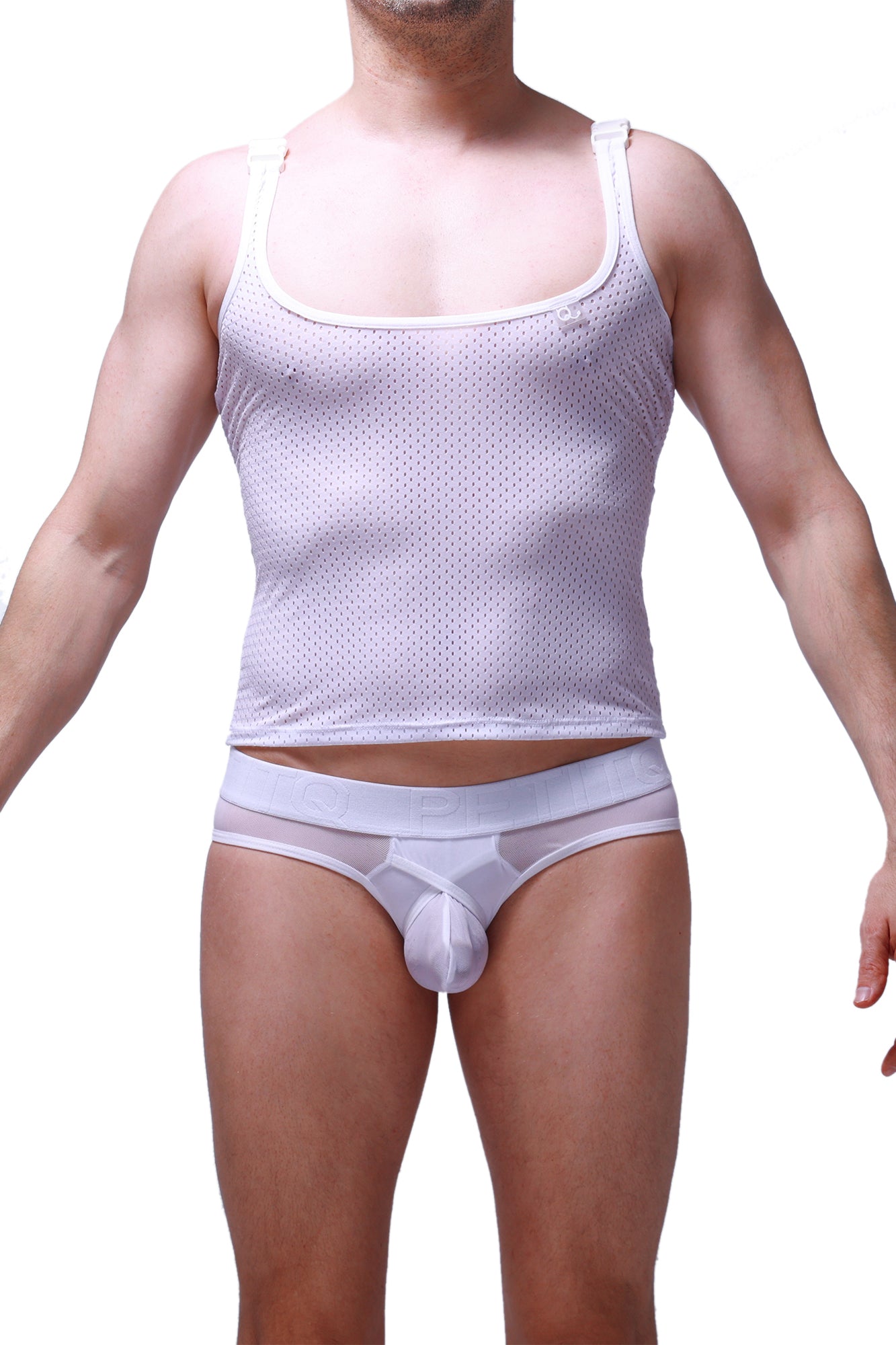 Tank Top Attan Bee White - DealByEthan.gay loves PetitQ