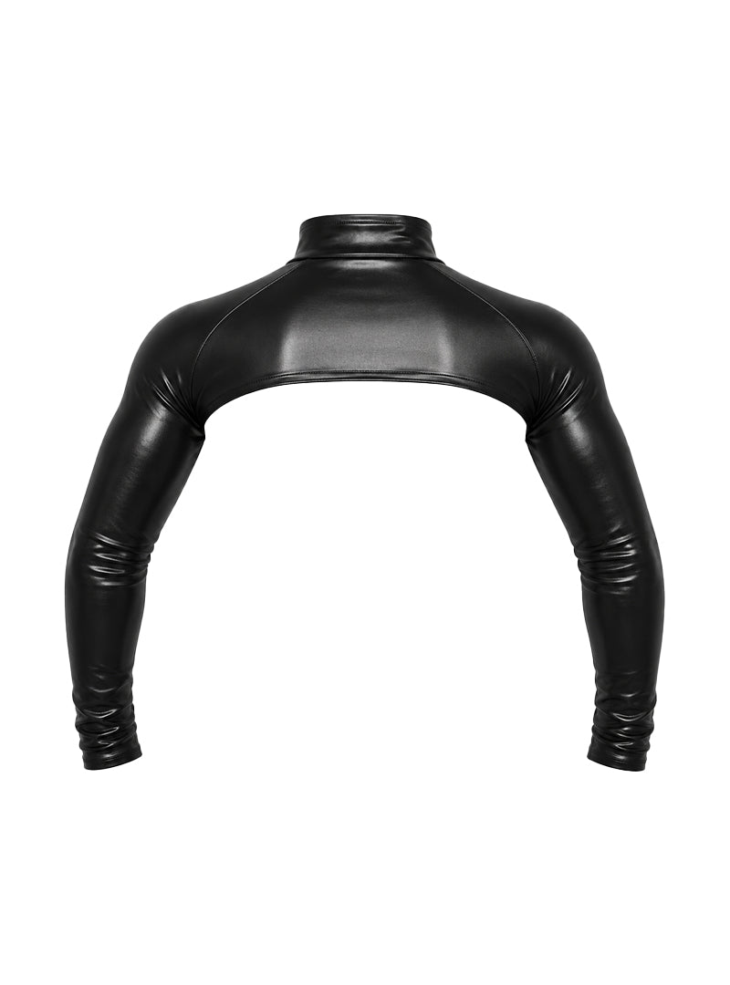 Tartarus Men's Coated Faux Leather Sleeves For Men