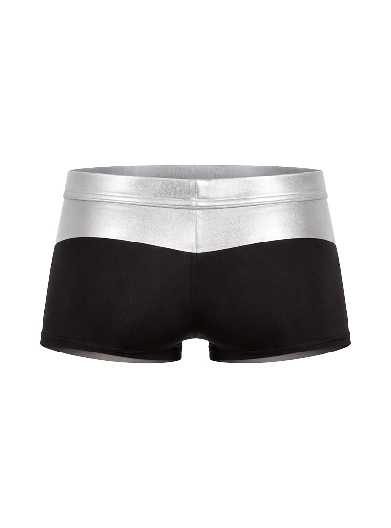 Tartarus Men's Coated Two-Tone Trunk - Metallic Underwear