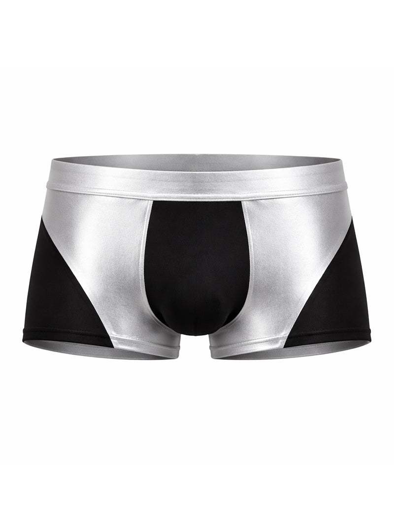 Tartarus Men's Coated Two-Tone Trunk - Metallic Underwear