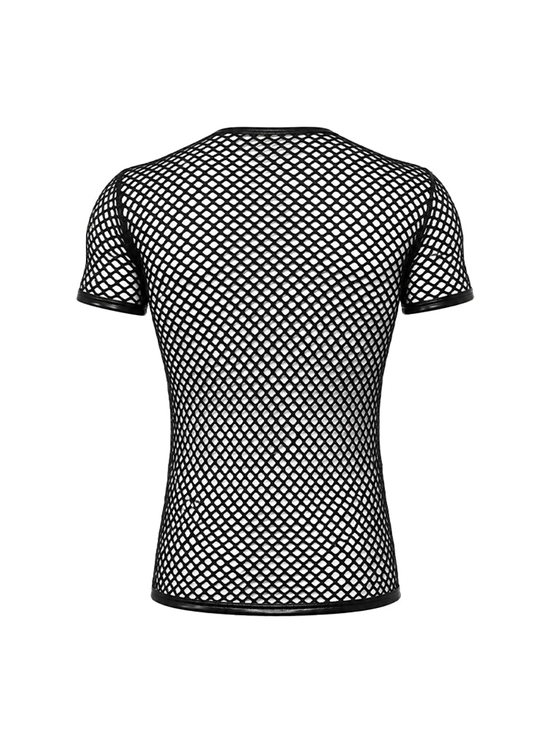 Tartarus Men's Fishnet T-Shirt, Lightweight Tee