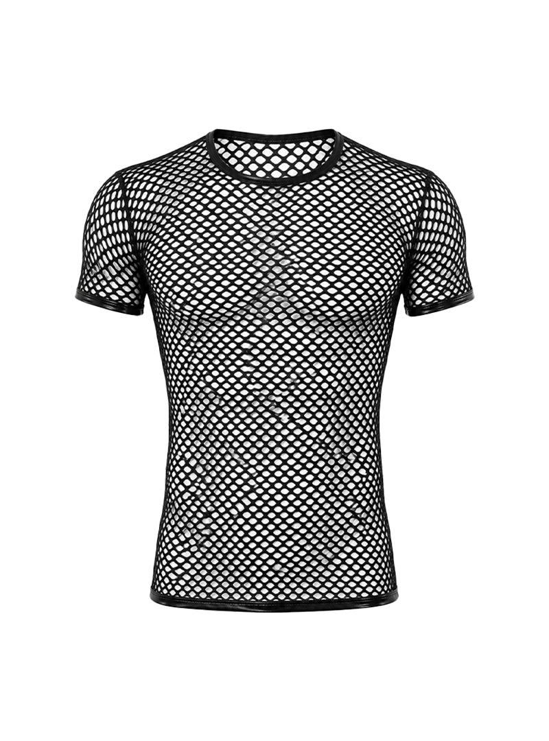 Tartarus Men's Fishnet T-Shirt, Lightweight Tee