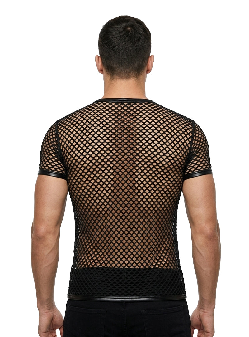 Tartarus Men's Fishnet T-Shirt, Lightweight Tee