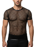 Tartarus Men's Fishnet T-Shirt, Lightweight Tee