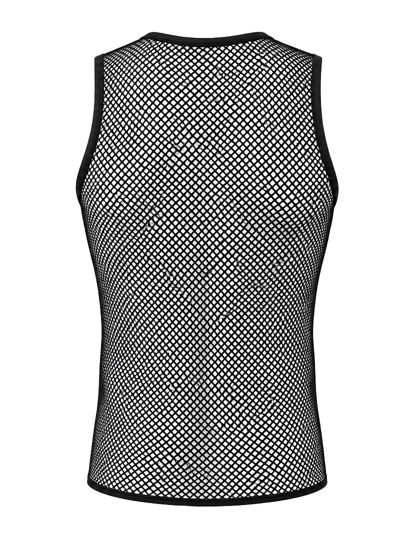 Tartarus Men's Stretch Mesh Sleeveless Top, Tank Top