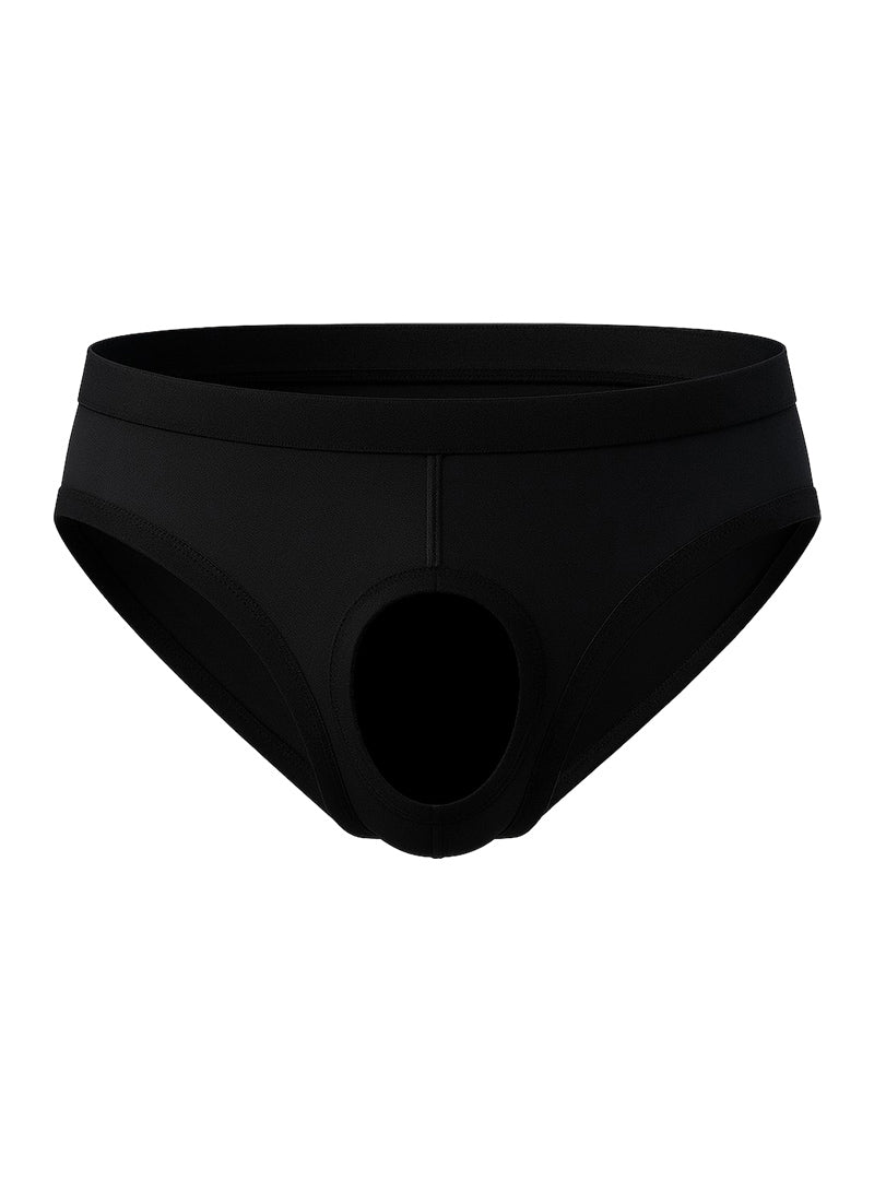 Tartarus Men's Ultra Stretch Cock Out Brief, Bold Underwear