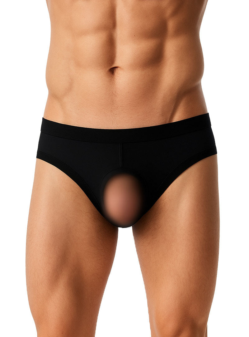 Tartarus Men's Ultra Stretch Cock Out Brief, Bold Underwear