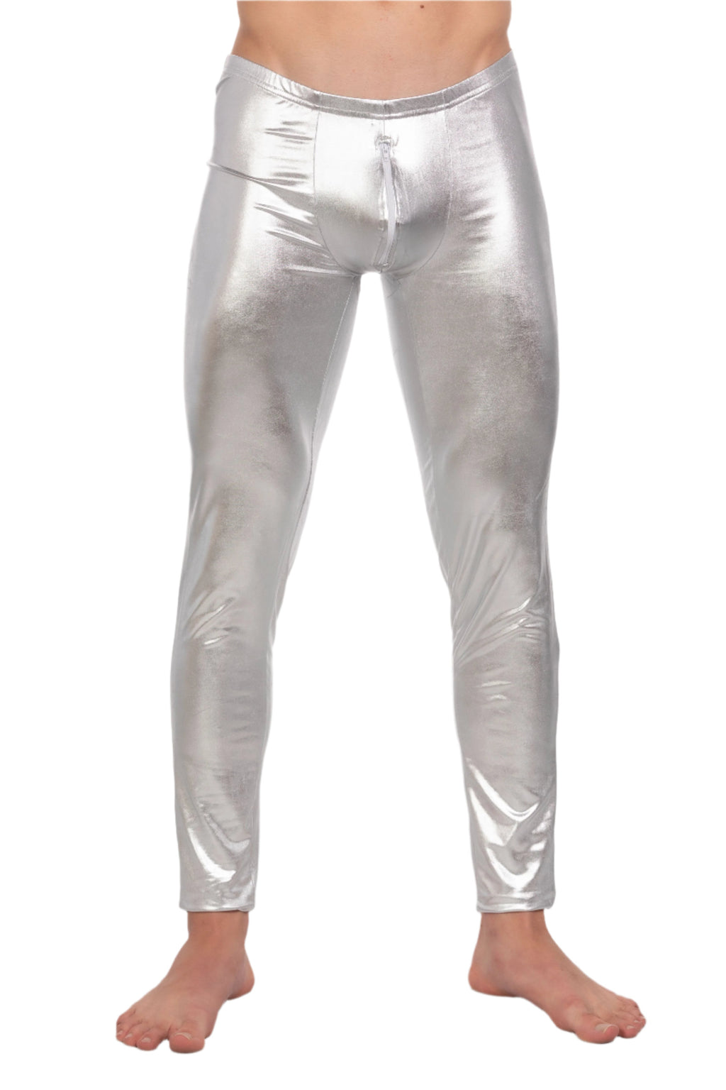 Tartarus Coated Low Rise Legging With Zipper
