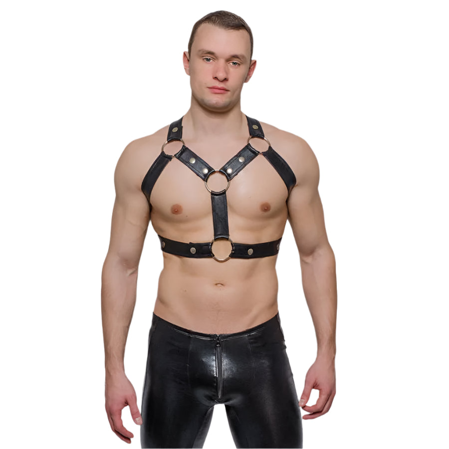 Tartarus Faux Leather Ring Harness