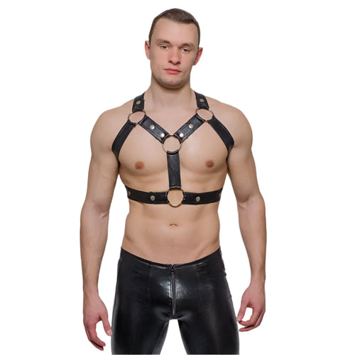Tartarus Faux Leather Ring Harness