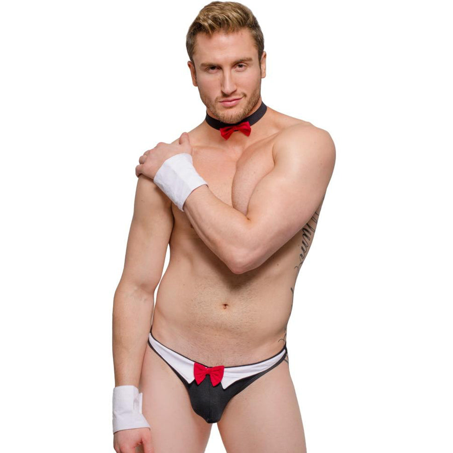 Tartarus Men's Tuxedo Thong Set