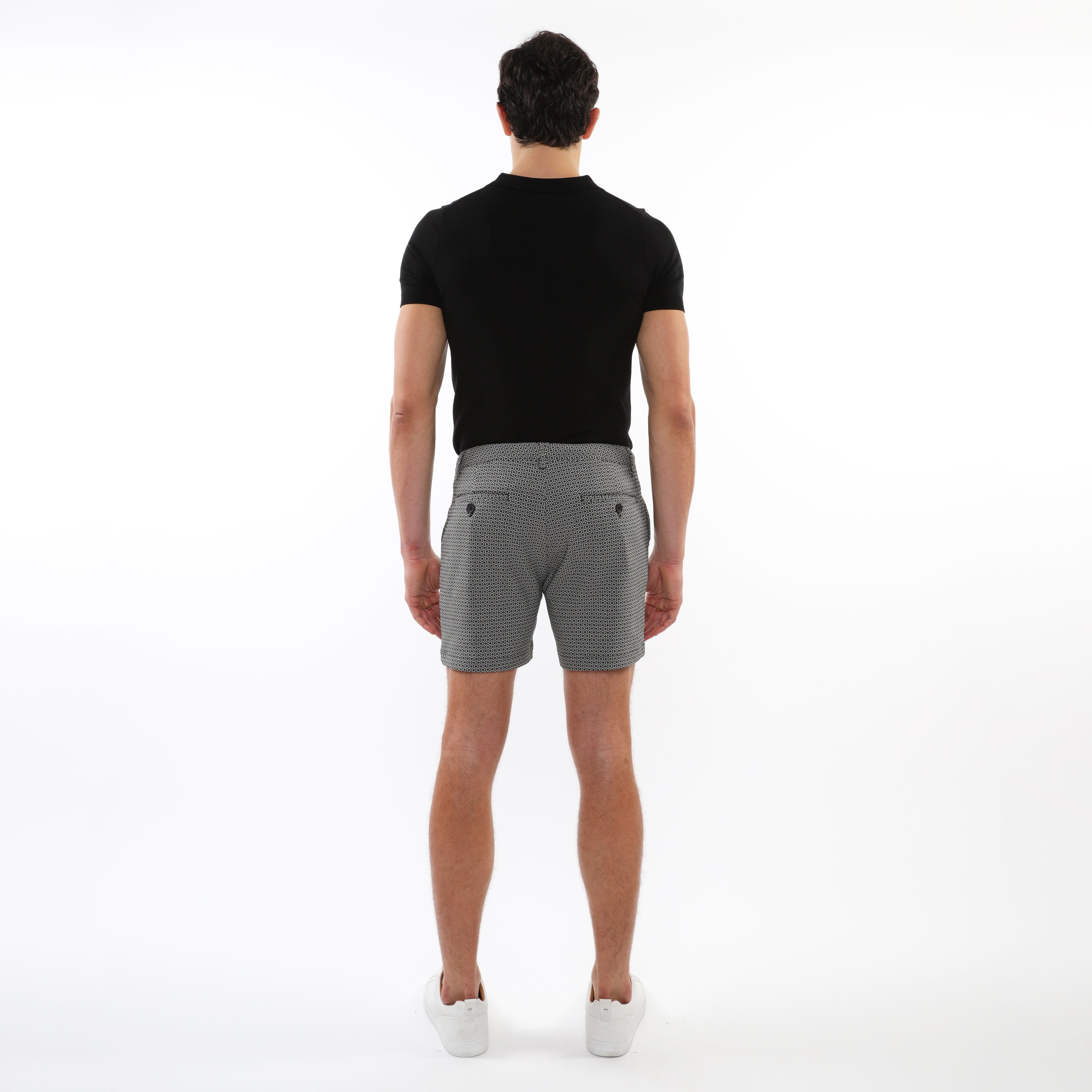 Textured Jacquard Stretch Chino Shorts - DealByEthan.gay loves POSTMARC