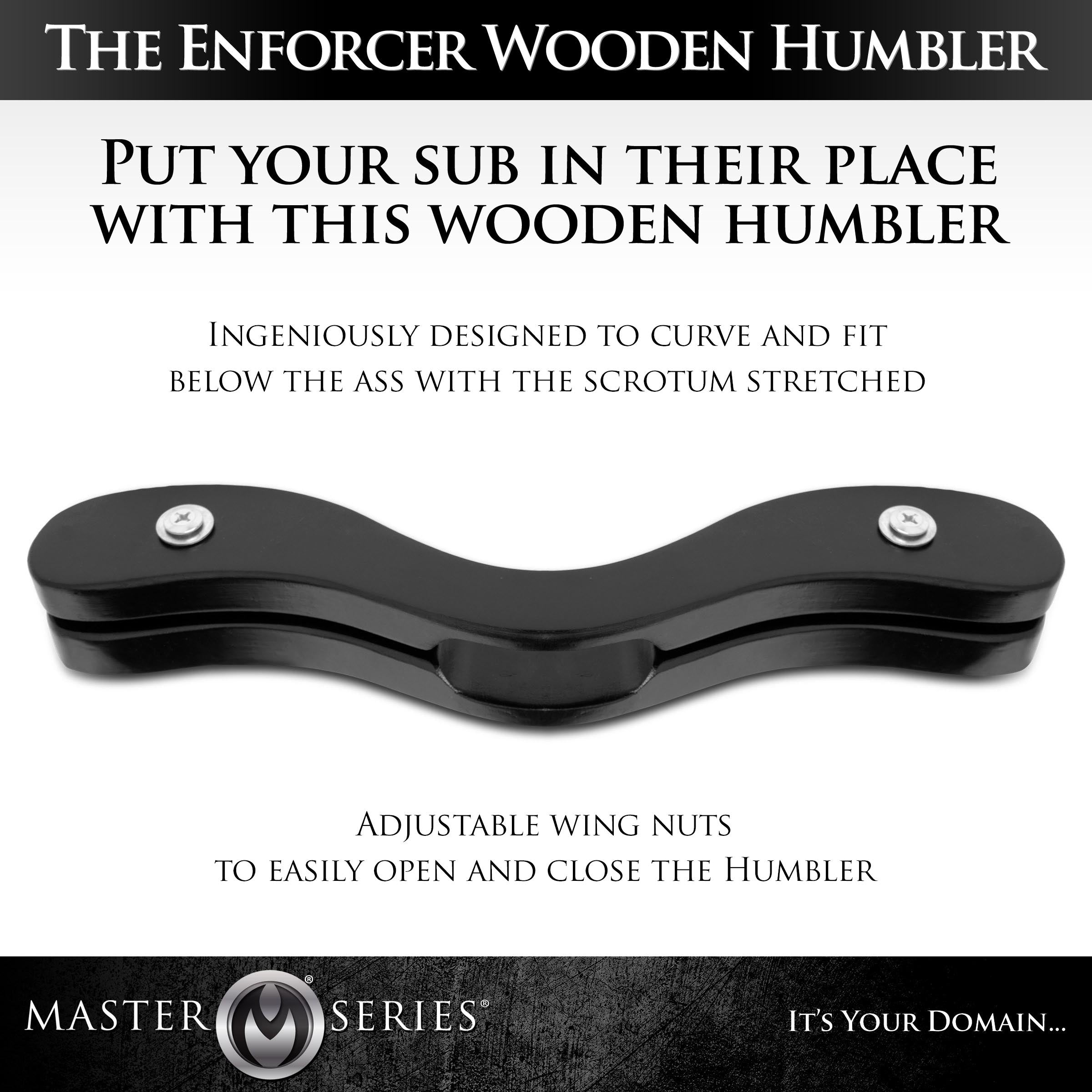 Der Enforcer, schwarzer Humbler aus Holz