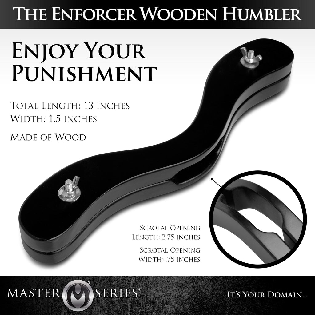 Der Enforcer, schwarzer Humbler aus Holz