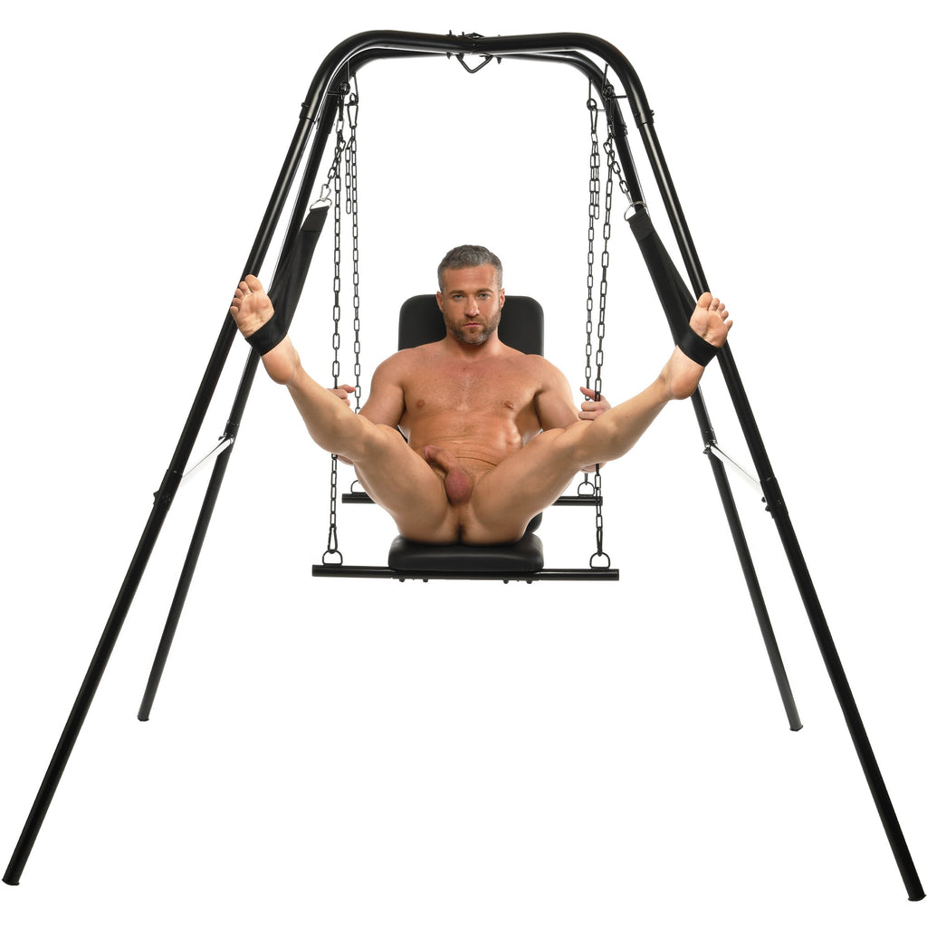 Columpio sexual ajustable con trono y soporte