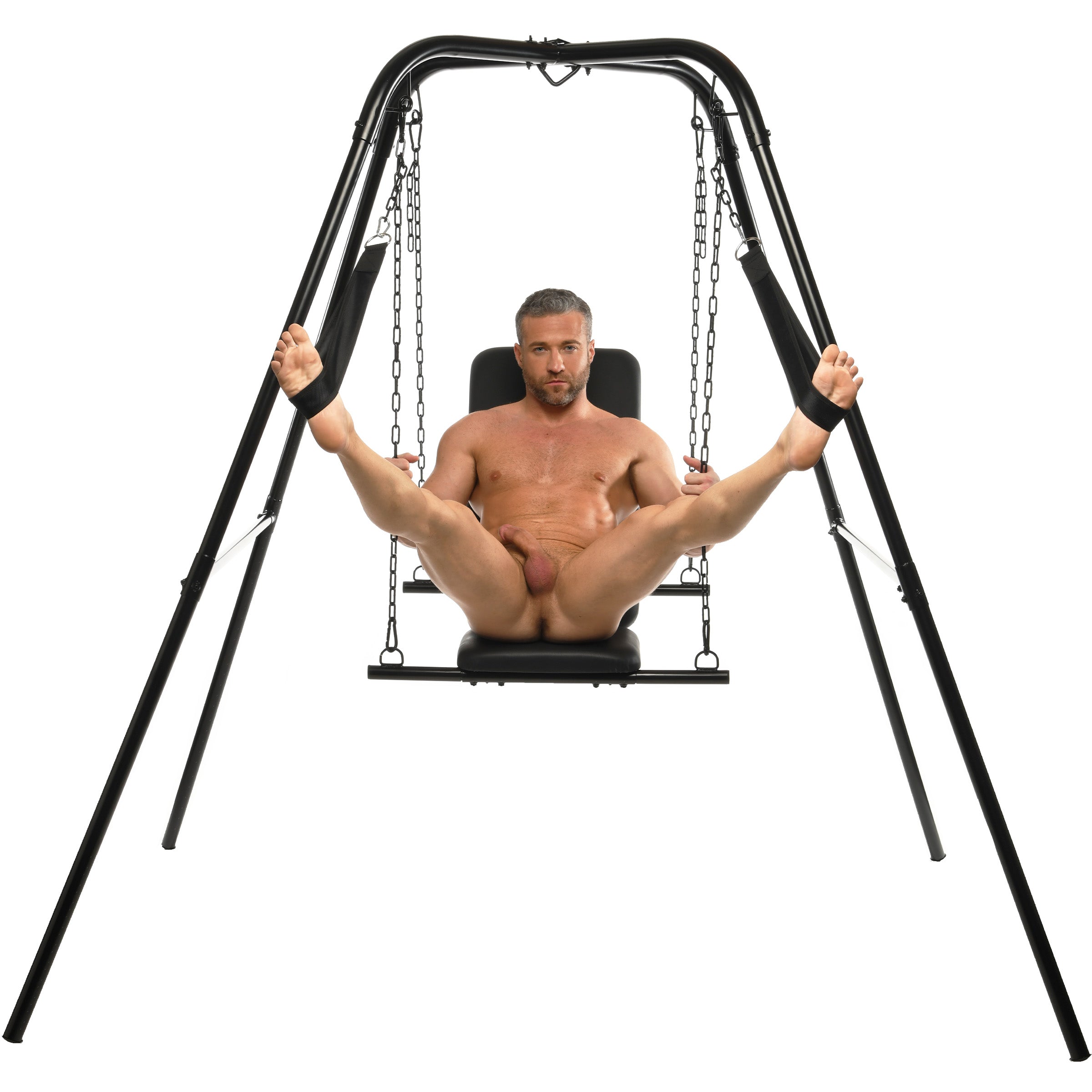 Columpio sexual ajustable con trono y soporte