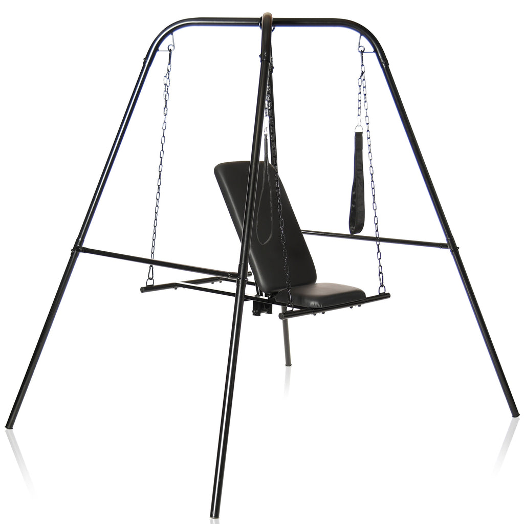 Columpio sexual ajustable con trono y soporte
