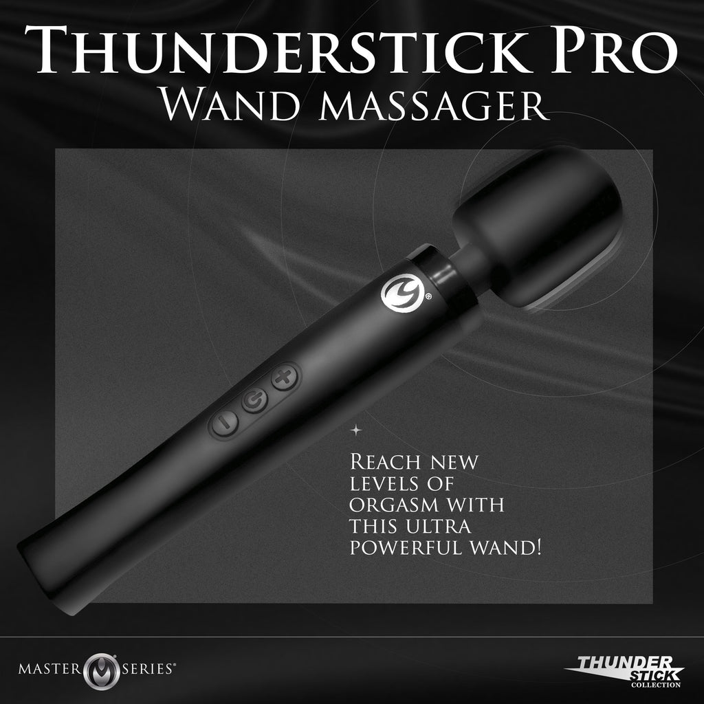 Thunderstick Pro Silicone Wand Massager - DealByEthan.gay loves Master Series