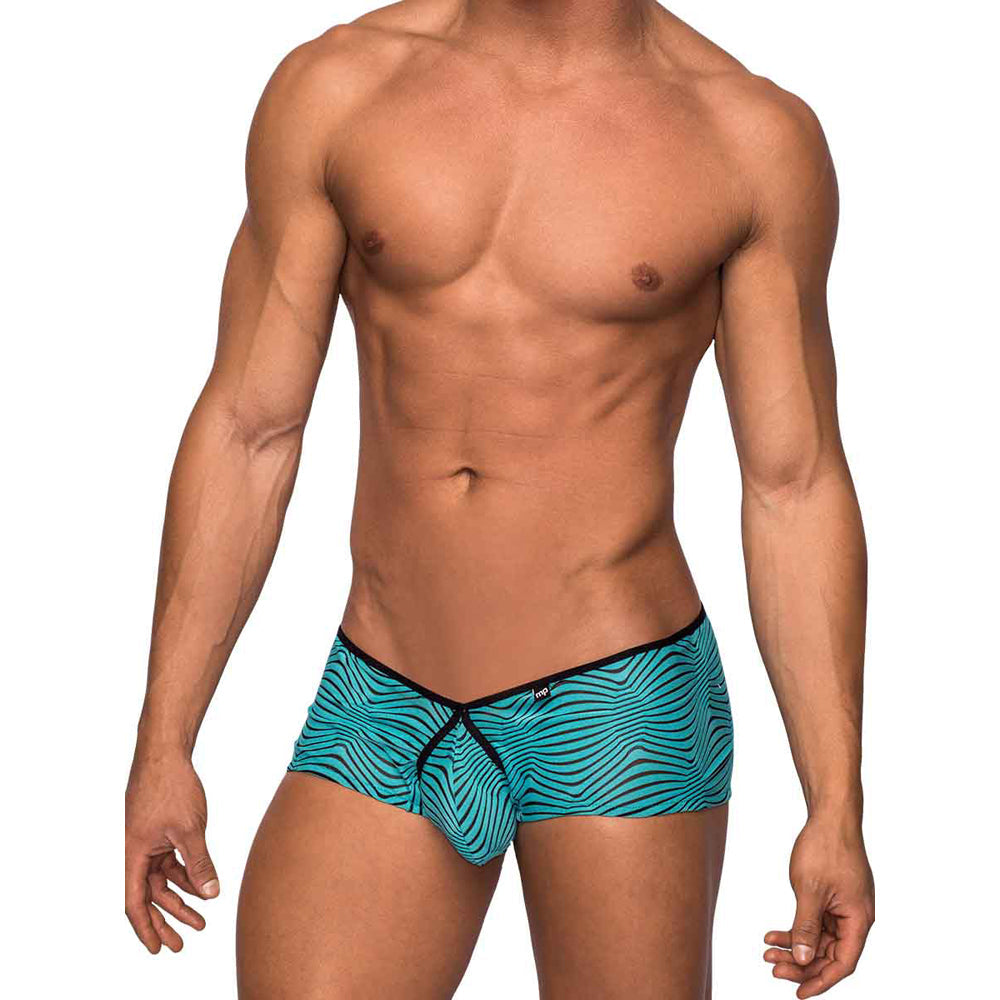 Tranquil Abyss Micro Mini Short Seafoam/Blk Medium - DealByEthan.gay loves Male Power