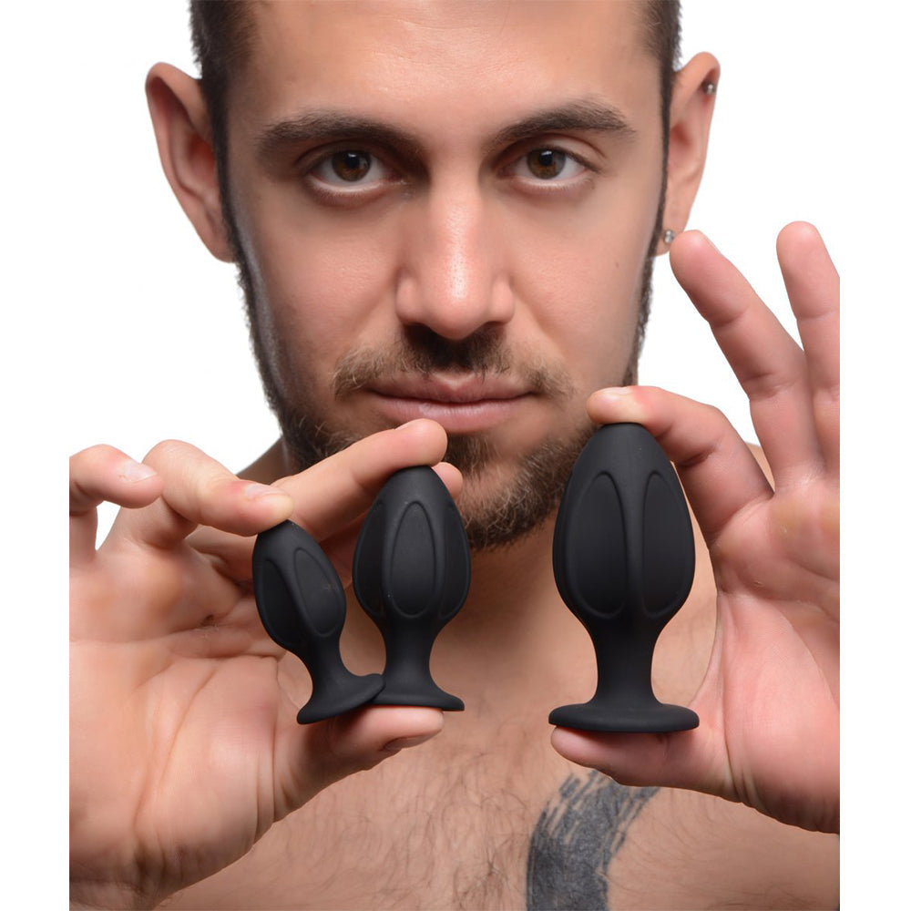 Set de entrenamiento anal de silicona Triple Juicers