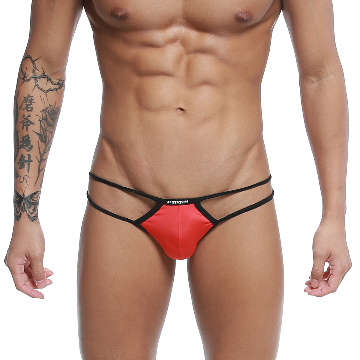 U-Station Skeleton Bikini Red U0062-600