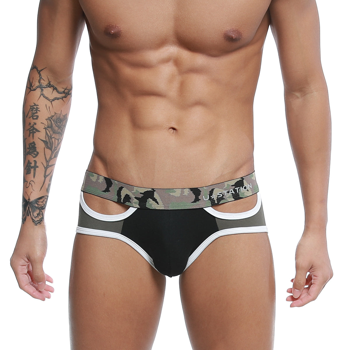 U-Station Wings Brief Black U0072-001