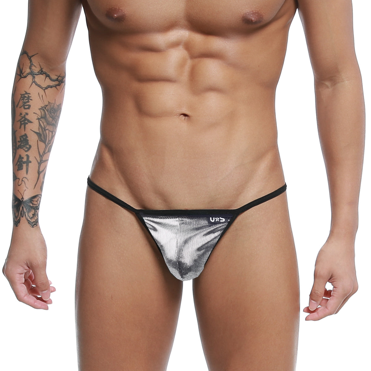 U-Station String Thong Silver Armed U0304-993