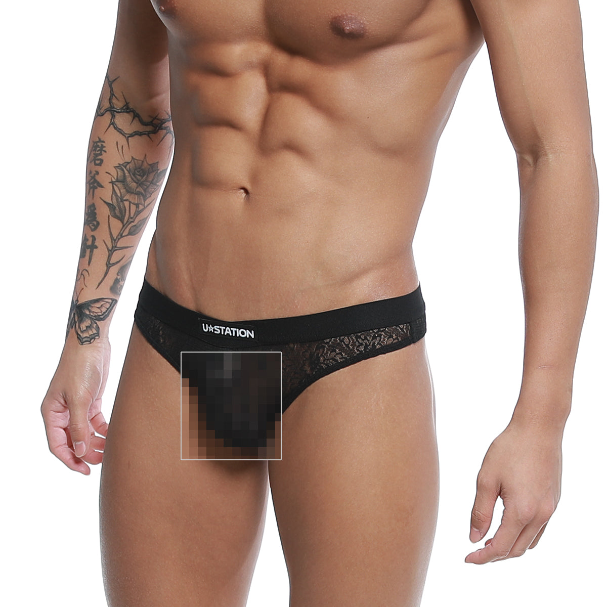 U-Station Love Thong Black U0404-001