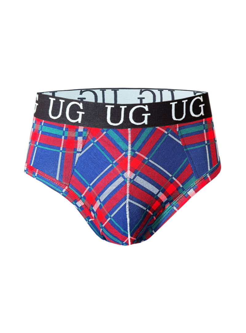 Country Style Plaids Fit Contour Jockstrap