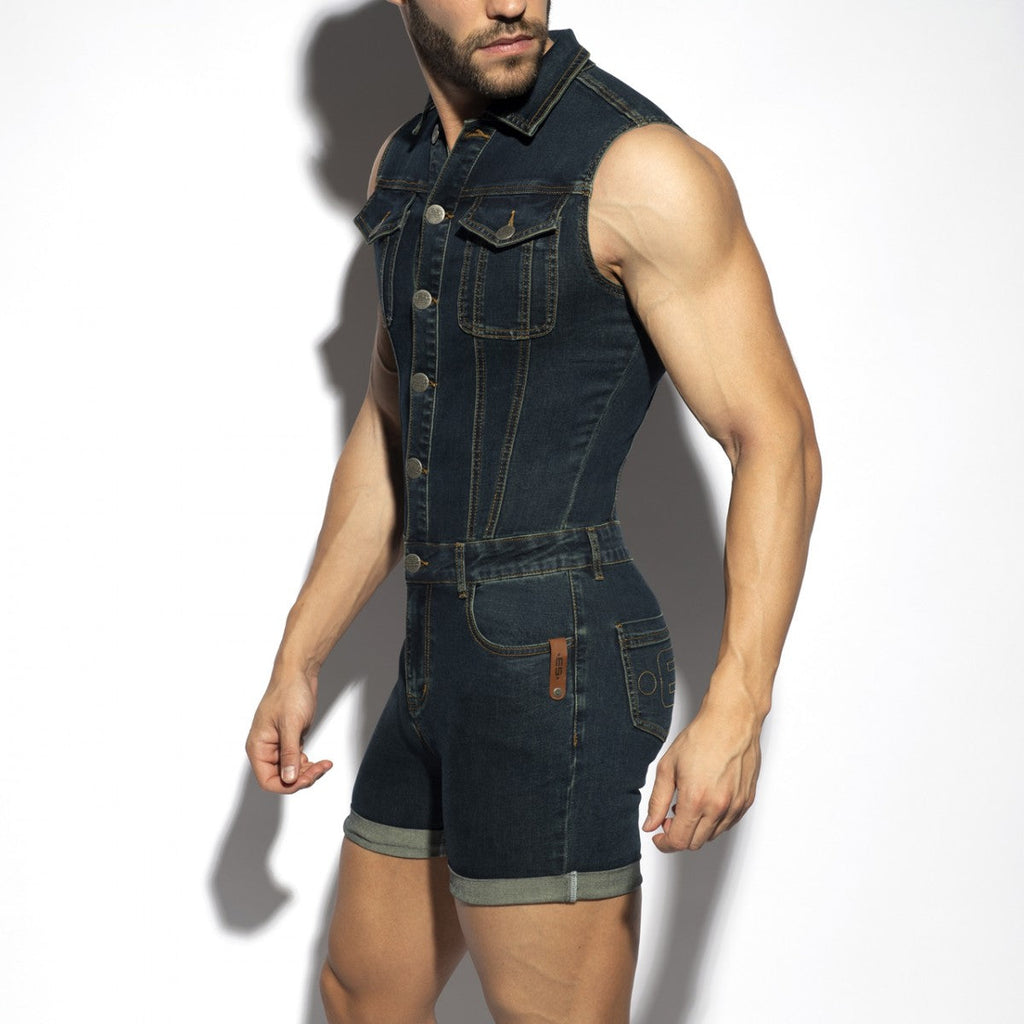 URBAN DENIM JUMPSUIT SHORTS - DealByEthan.gay loves ES Collection
