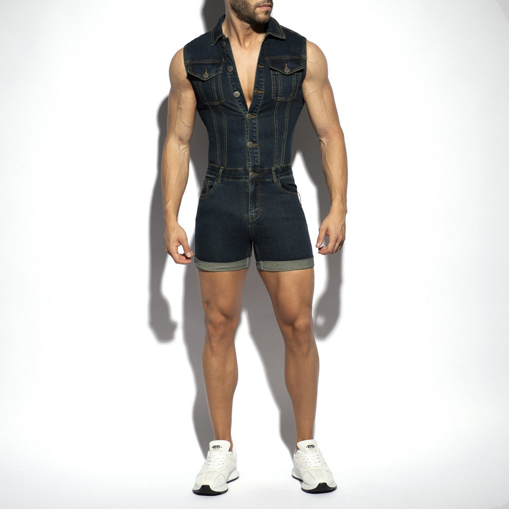 URBAN DENIM JUMPSUIT SHORTS - DealByEthan.gay loves ES Collection