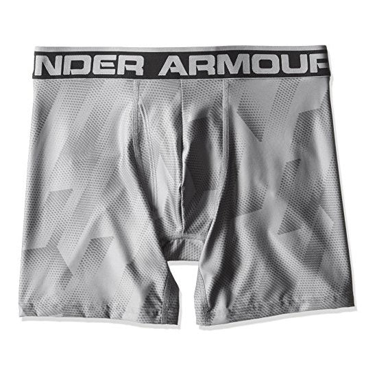 Under Armour Original 6in BoxerJock Boxer Brief Underwear Printed Grey Size XS - DealByEthan.gay loves Under Armour