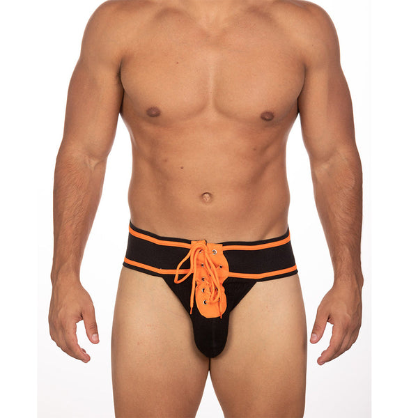 Undergear Fizx Lace Up Knit Pouch Jockstrap L/XL Sizes - DealByEthan.gay loves Undergear