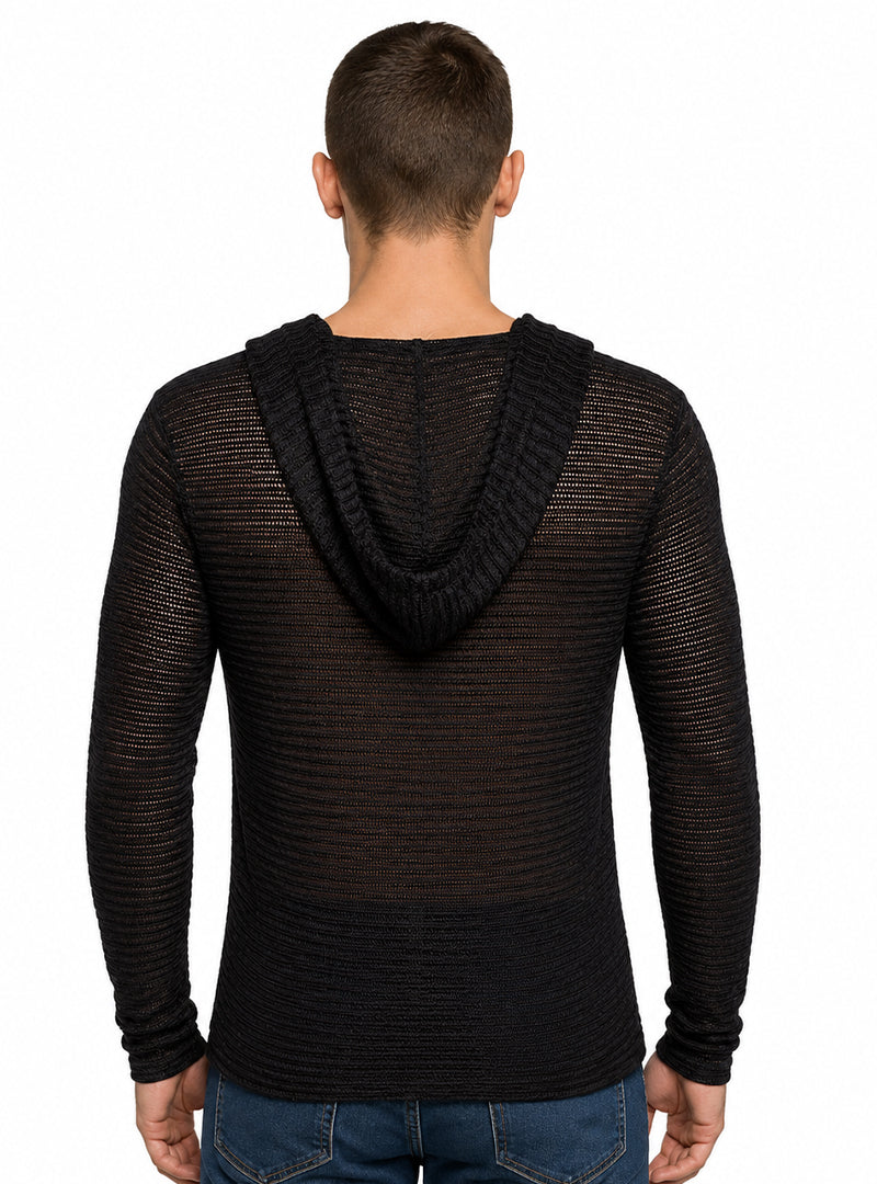 Undergear Men's POV Resort Sheer Hoodie