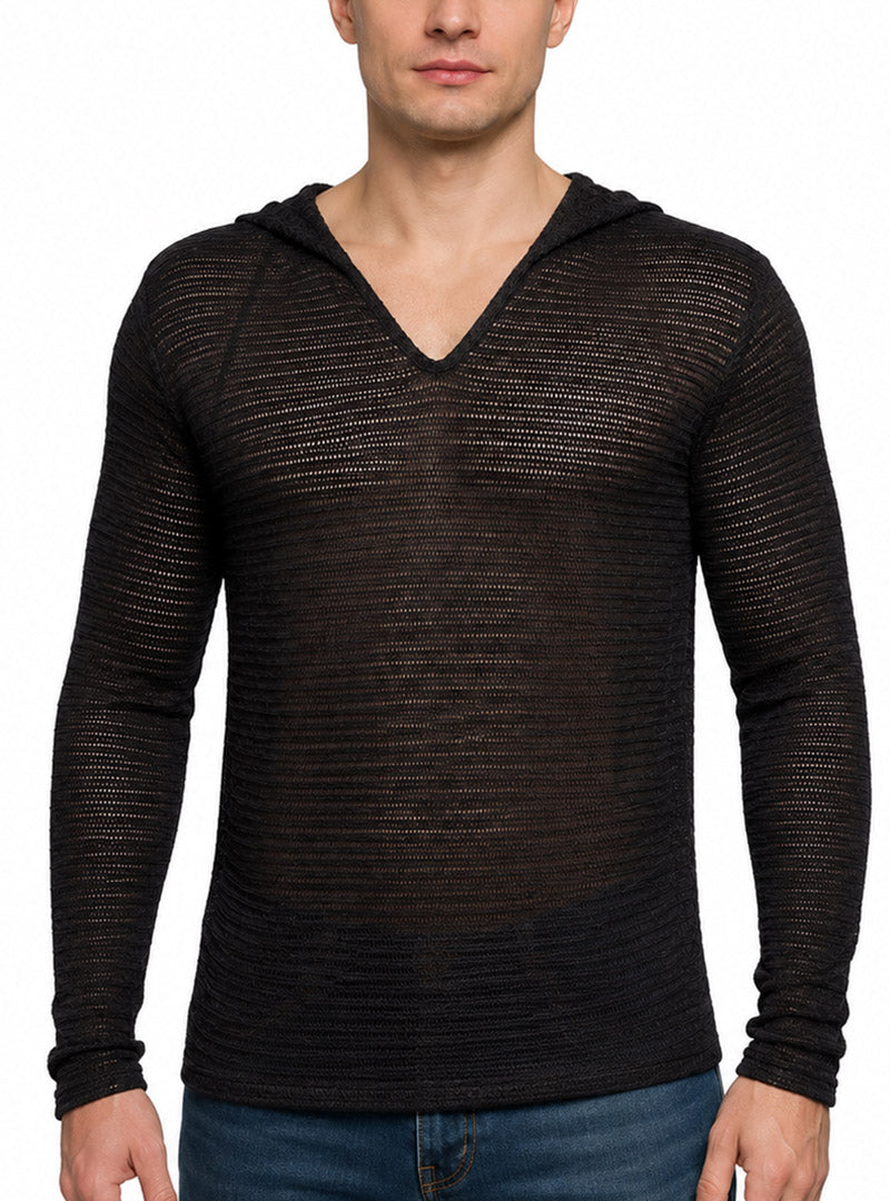 Undergear Men's POV Resort Sheer Hoodie