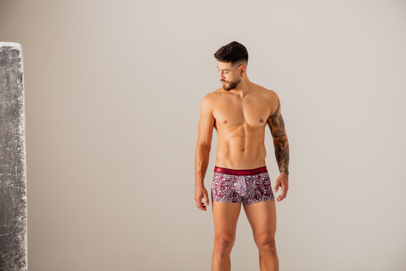 Unico 24010100103 Dechado Trunks Color 89-Red - DealByEthan.gay loves Unico