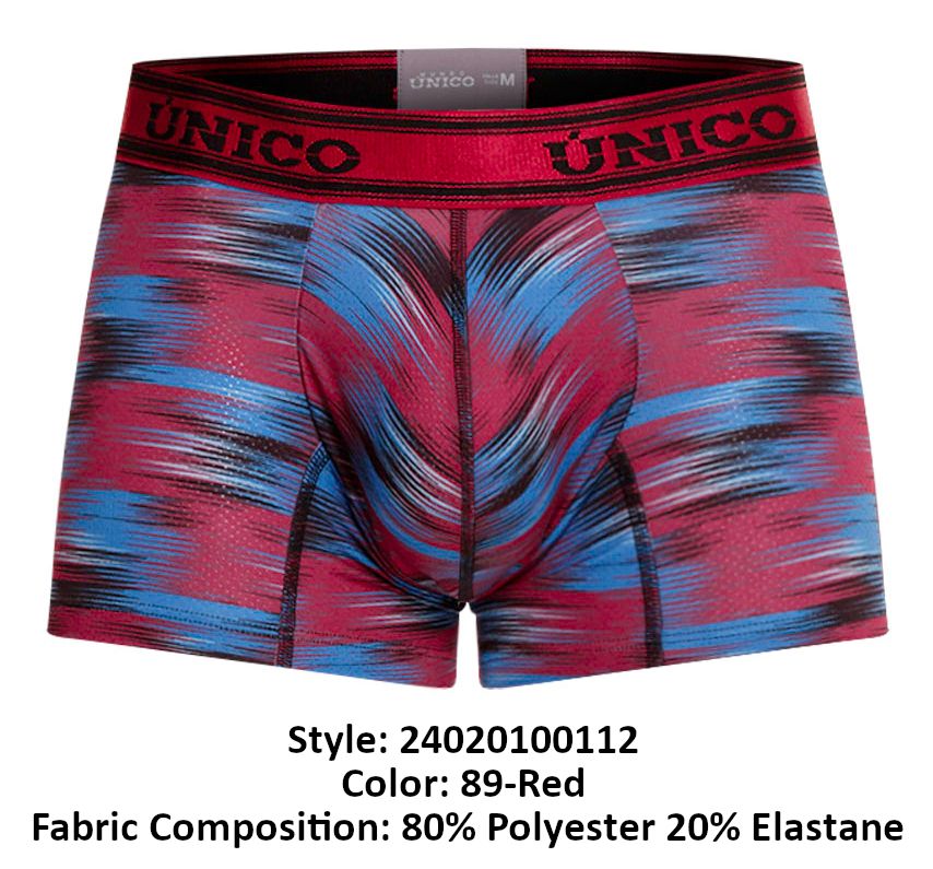 Unico 24020100112 Yute Trunks Color 89-Red - DealByEthan.gay loves Unico